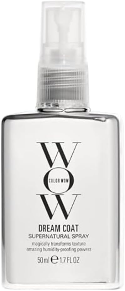 Color Wow Dream Coat Anti-Frizz Spray för superslätt hår, värmeskydd för hår håller upp till 3 hårtvättar, glansspray för smidigt hår, 50 ml