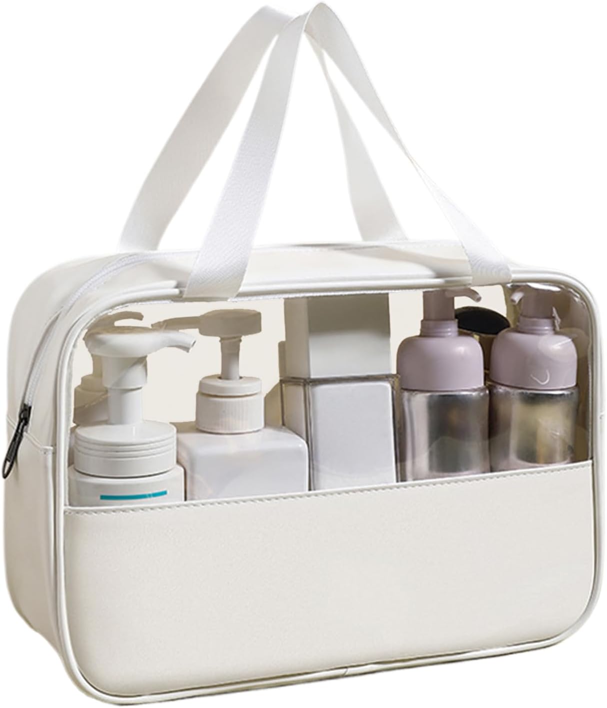 Large Capacity Travel Cosmetic Bag, Waterproof Toiletry Organizer, Lightweight Makeup Storage Pouch, Portable Bathroom Essentials Holder Ideal for Men & Women, Travel, Home, Gym