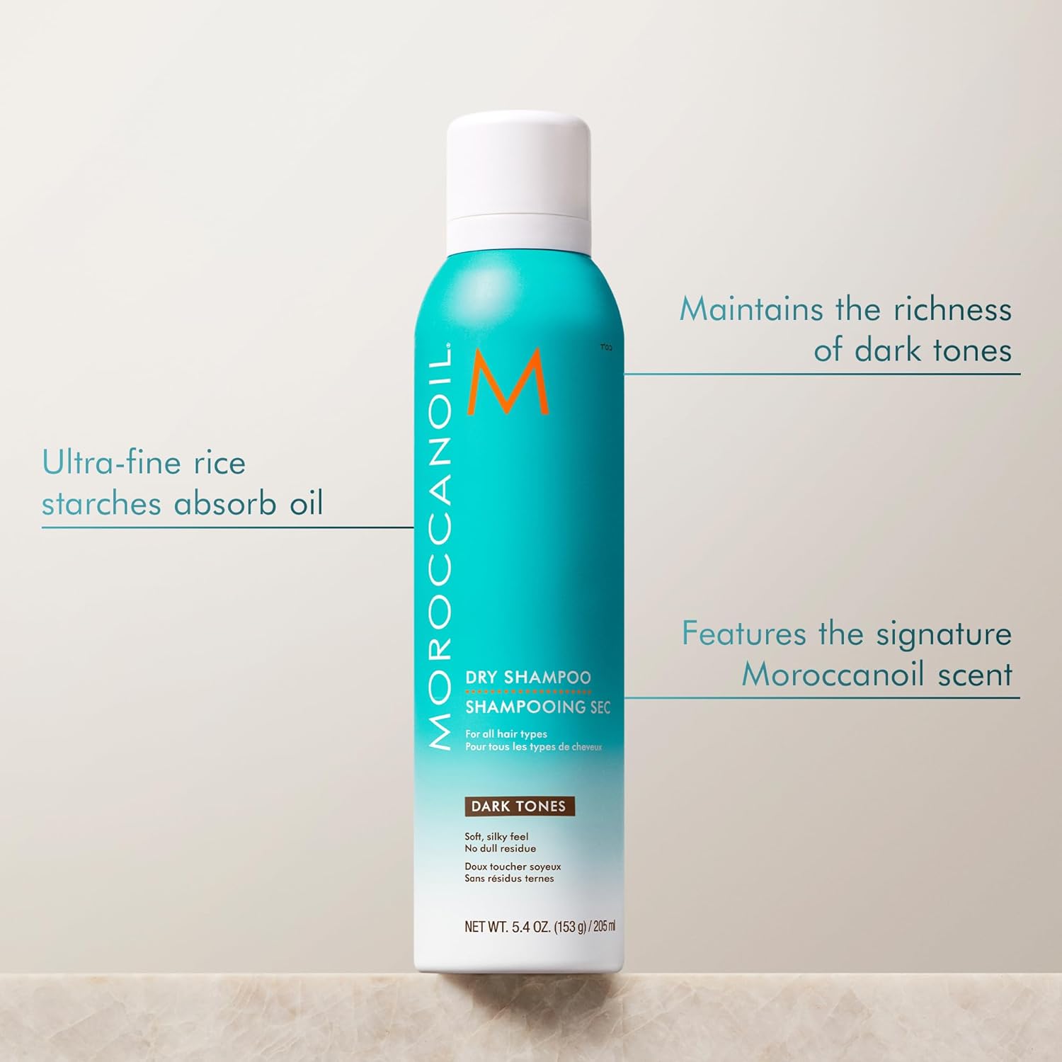 Moroccanoil Torrschampo för mörkt hår