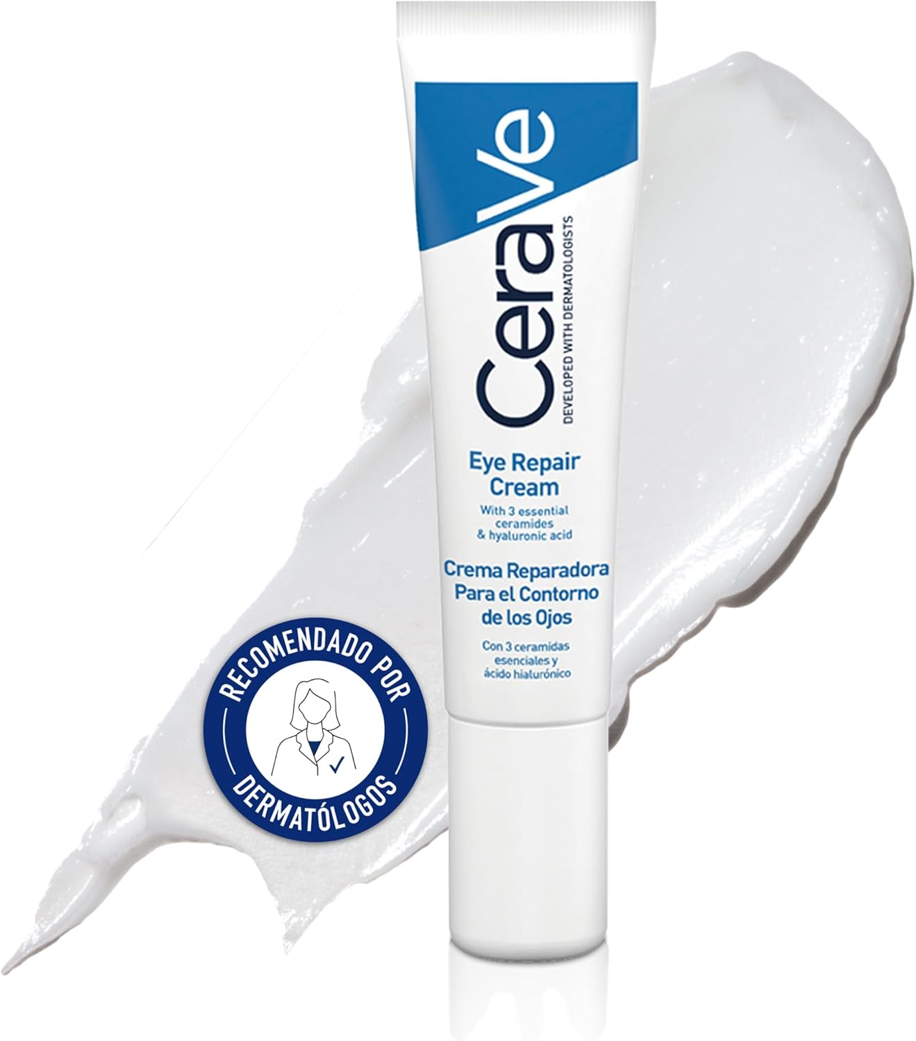 CeraVe ögonreparationskräm | 14 ml/14 oz | Ögonkräm för mörka cirklar & puffiness