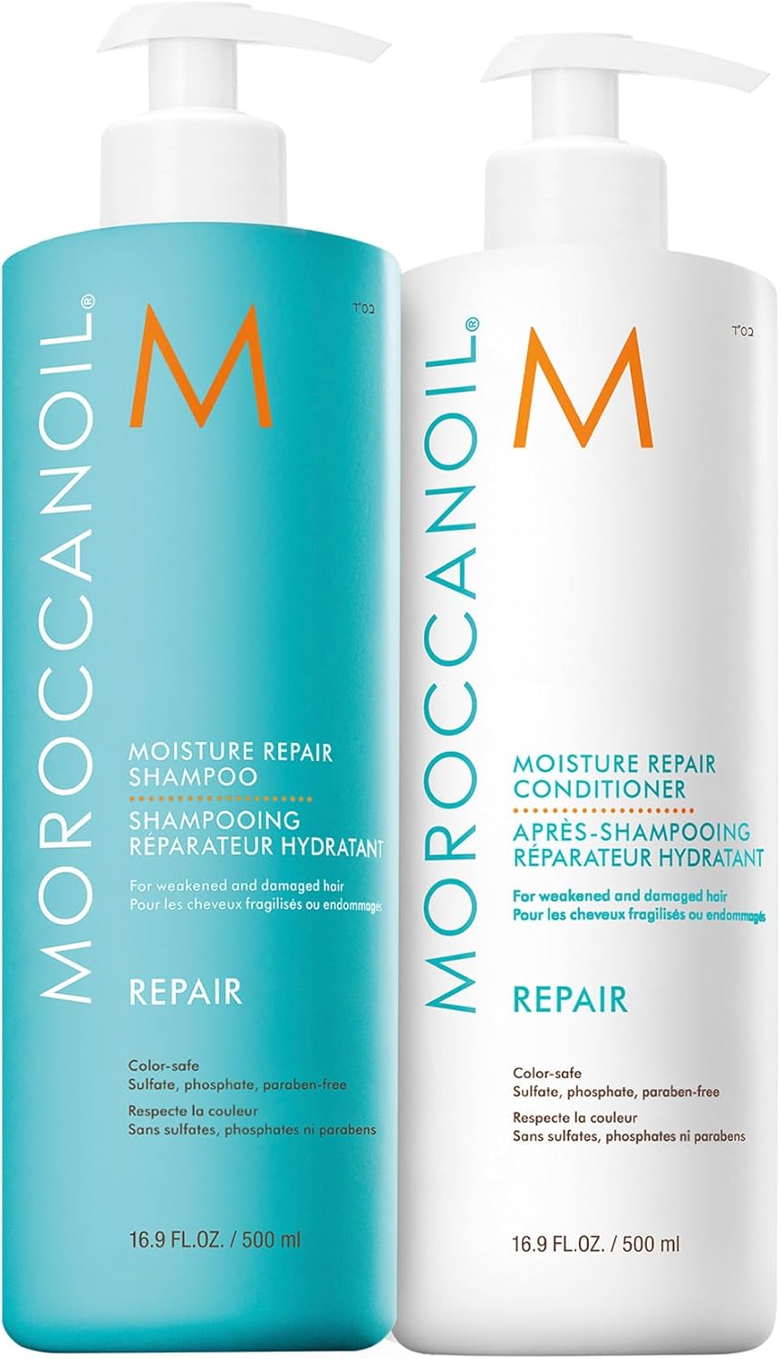 Moroccanoil Moisture Repair 500ml Shampoo and Conditioner Set