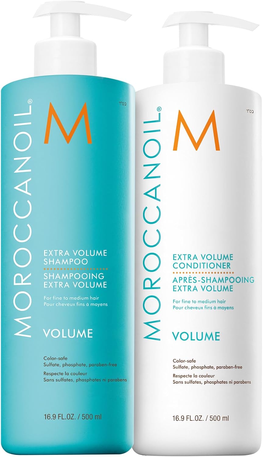 Moroccanoil Extra Volume 500ml Shampoo and Conditioner Set