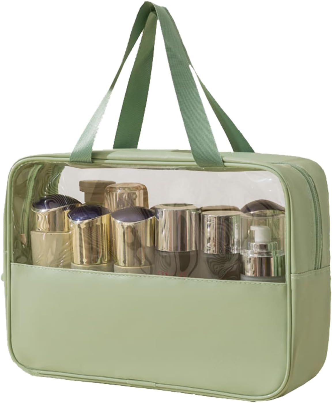 Large Capacity Travel Cosmetic Bag, Waterproof Toiletry Organizer, Lightweight Makeup Storage Pouch, Portable Bathroom Essentials Holder Ideal for Men & Women, Travel, Home, Gym