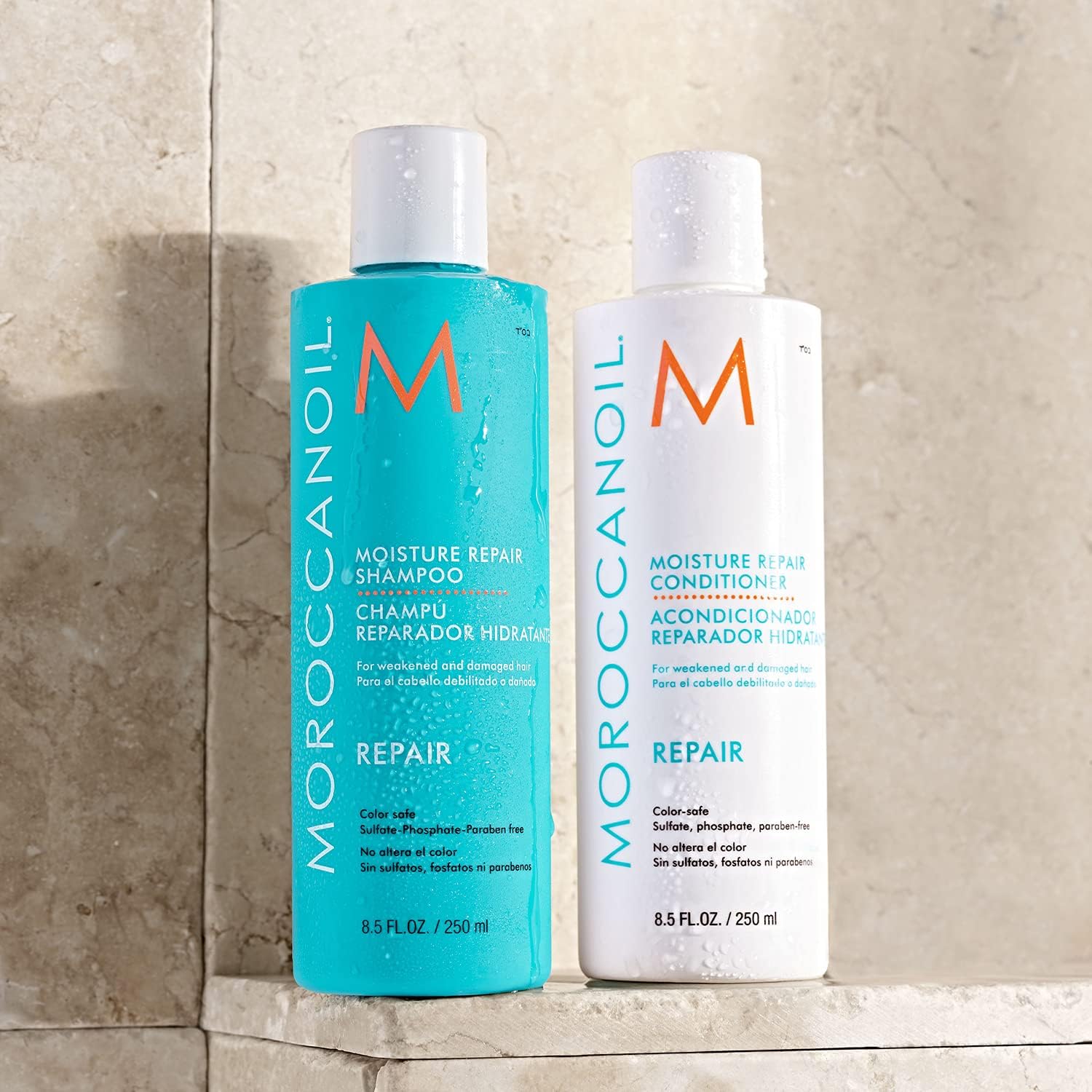 Moroccanoil Moisture Repair Conditioner, 250ml & Moroccanoil Moisture Repair Shampoo, 250ml