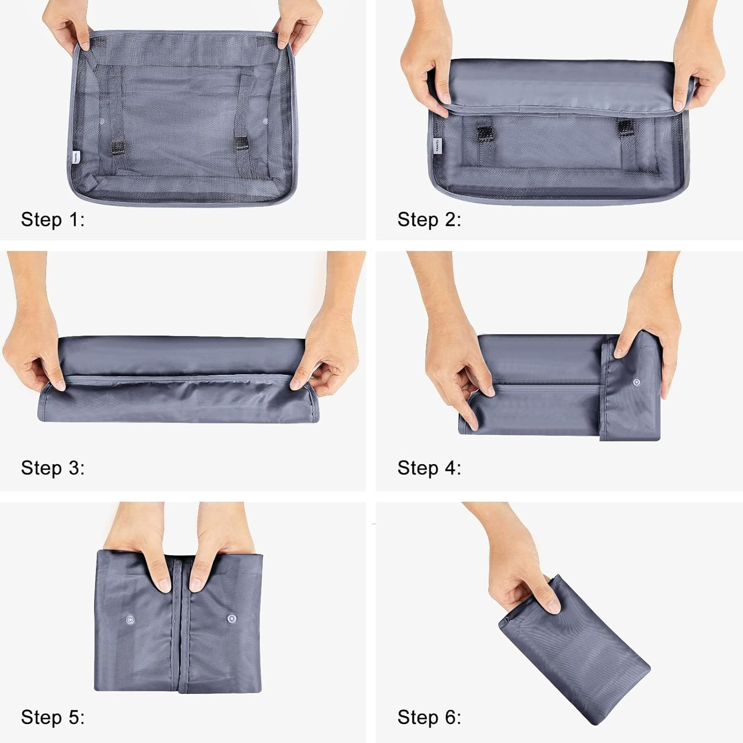 MURISE 8-Piece Packing Cubes, Clothes Bags, Travel Bag Organizer for Holiday and Travel, Packing Cube Travel Cubes, Travel Organization System