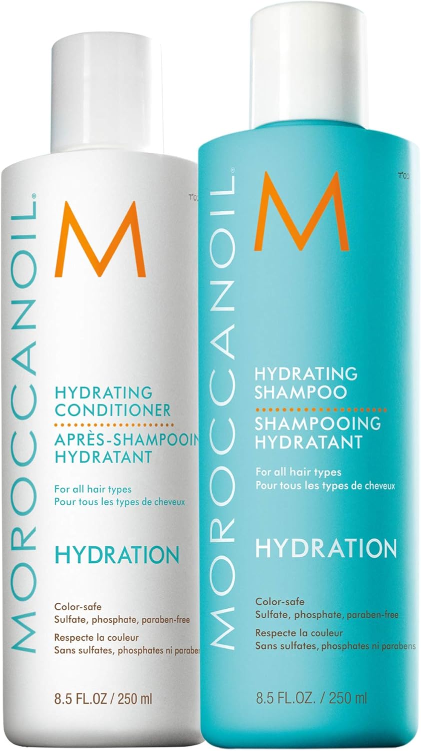 Moroccanoil Hydrating Shampoo, 250ml & Moroccanoil Hydrating Conditioner, 250ml