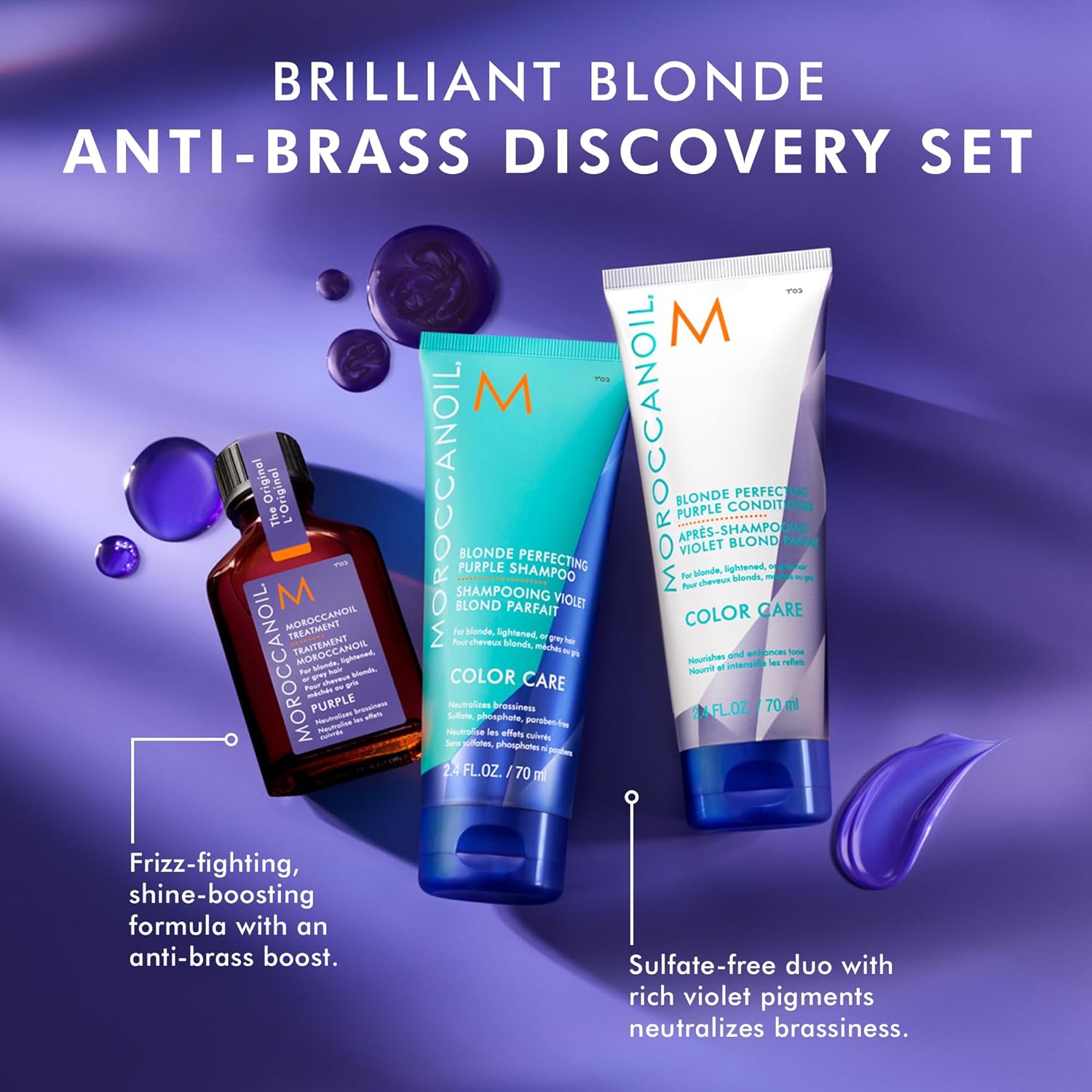 Moroccanoil Moroccanoil Briljant blond behandling antibländning koppar - upptäcktsbox
