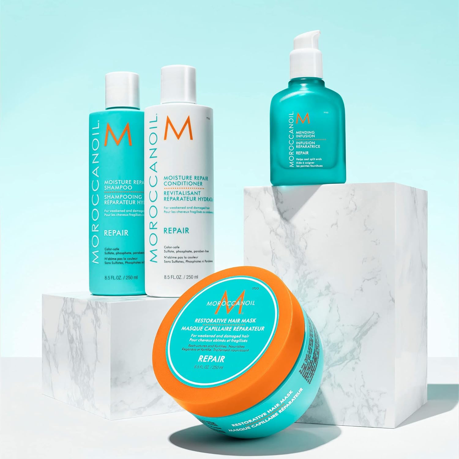 Moroccanoil Moisture Repair Conditioner, 250ml & Moroccanoil Moisture Repair Shampoo, 250ml