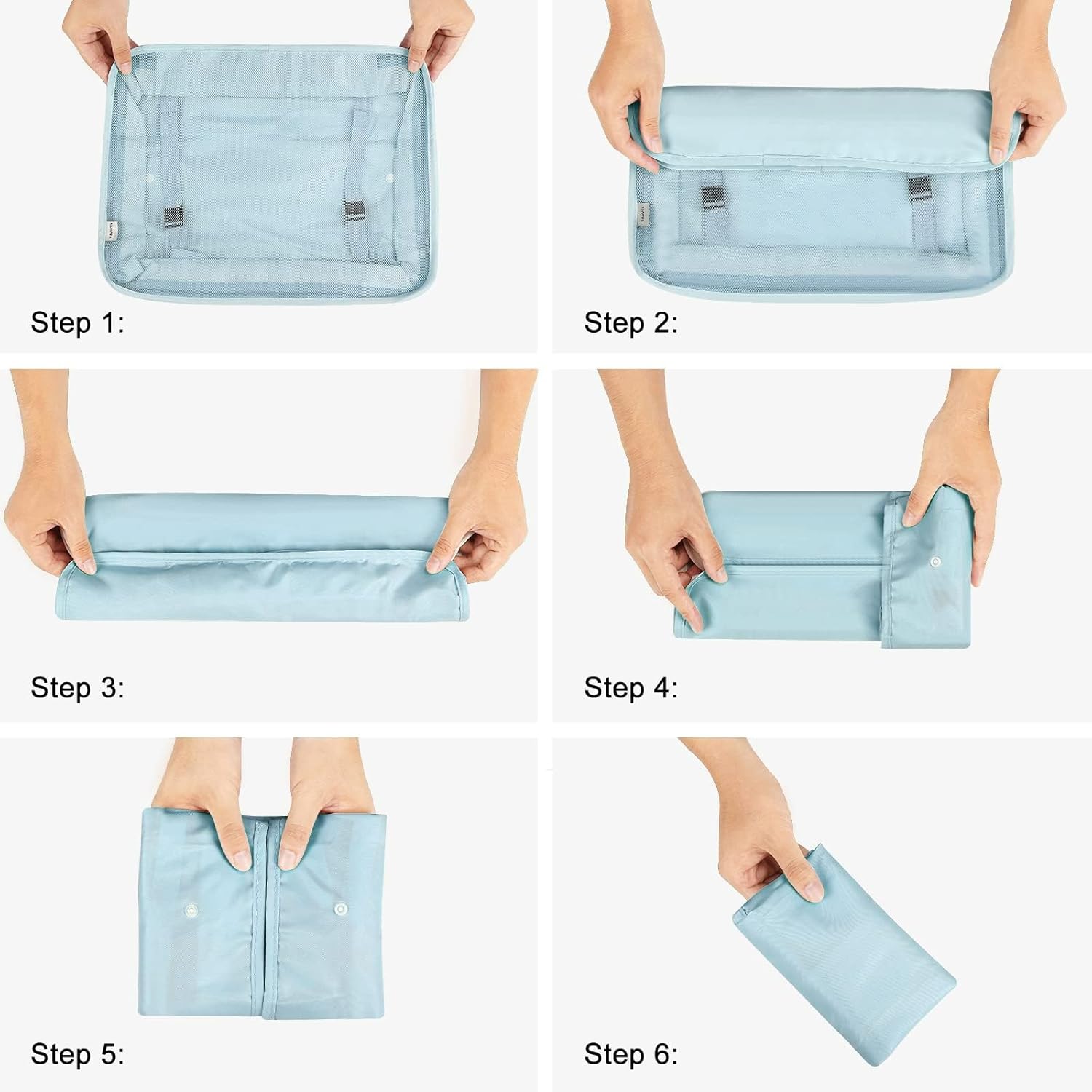 MURISE 8-Piece Packing Cubes, Clothes Bags, Travel Bag Organizer for Holiday and Travel, Packing Cube Travel Cubes, Travel Organization System