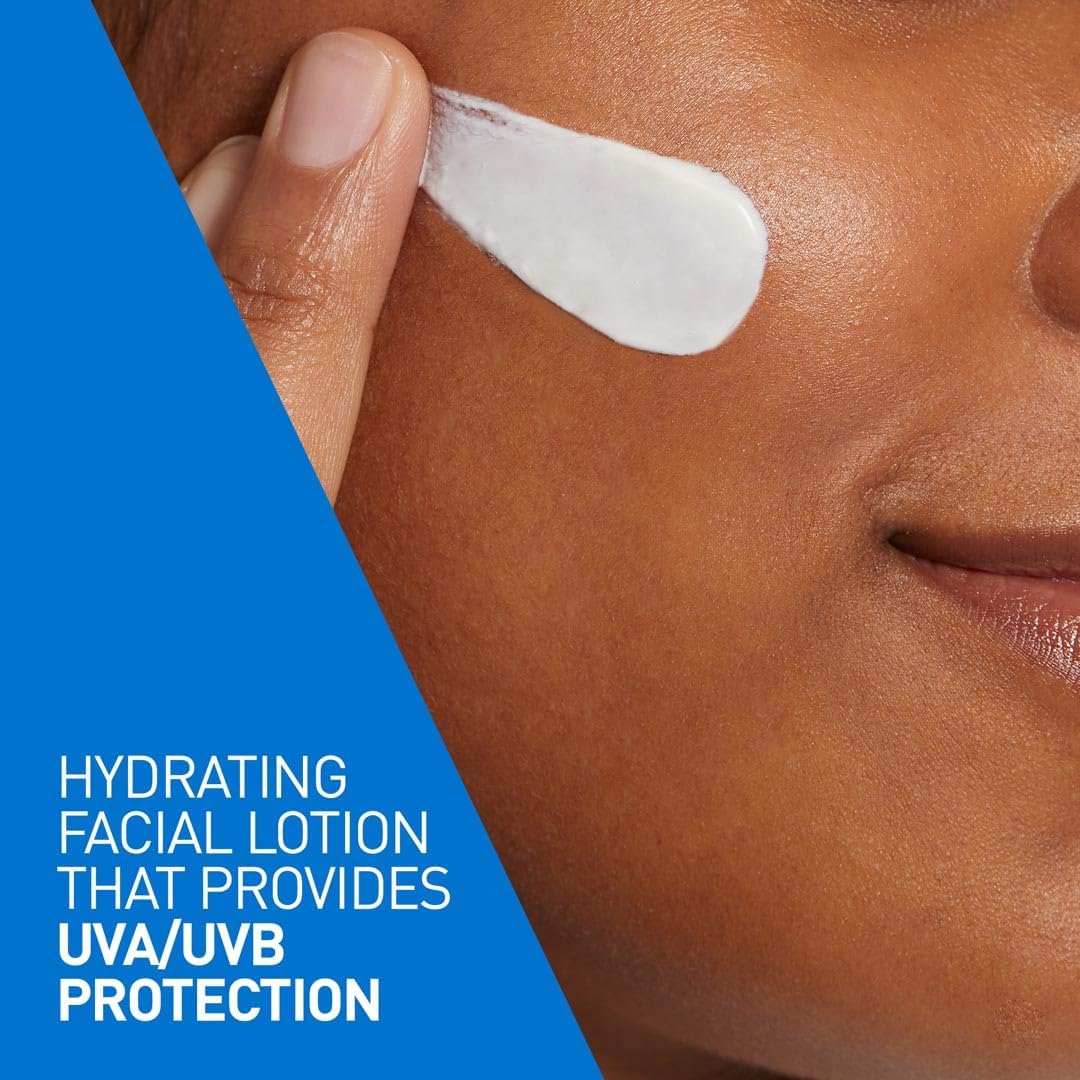 CeraVe Fuktkräm för ansiktet med SPF 50, kräm för torr till mycket torr hud, dagkräm med hyaluron och 3 essentiella ceramider, 1 x 52 ml