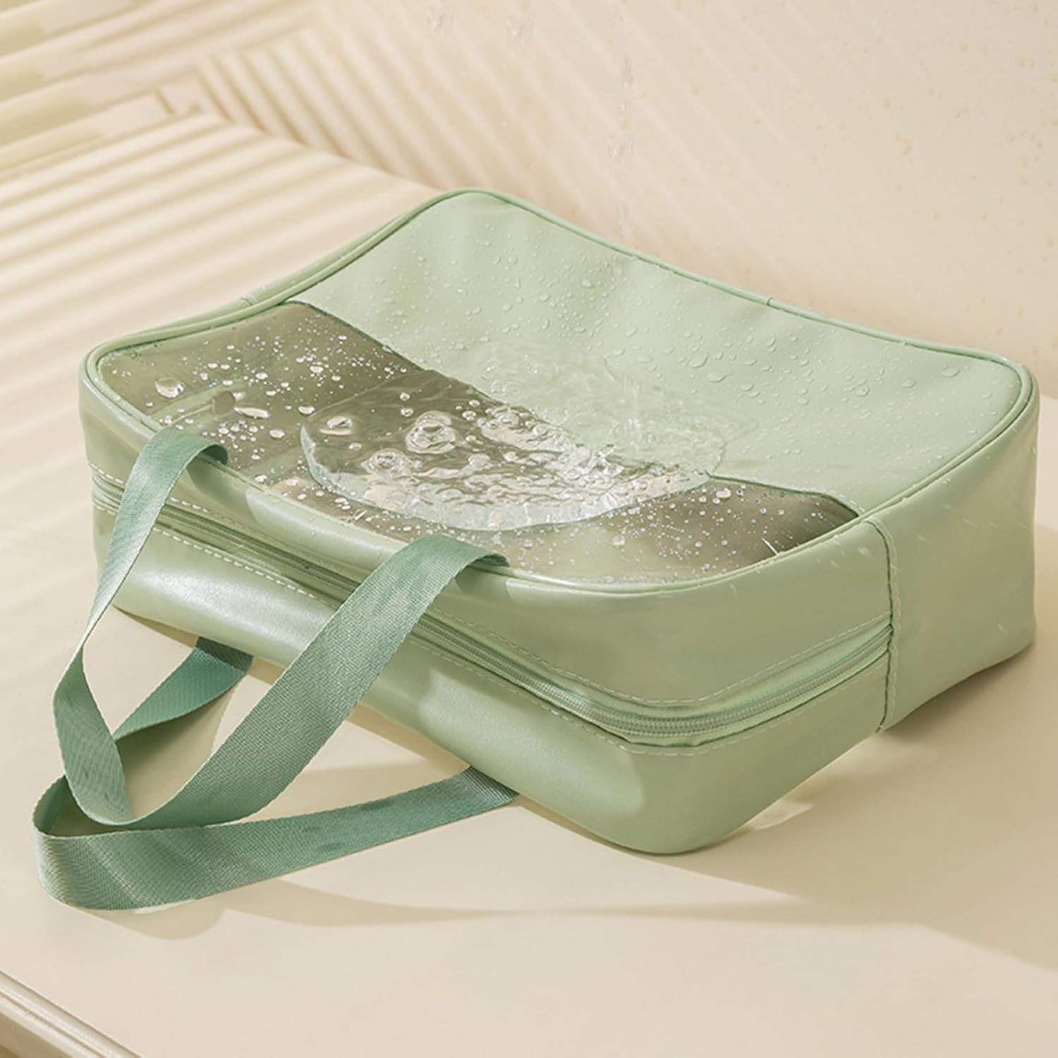 Large Capacity Travel Cosmetic Bag, Waterproof Toiletry Organizer, Lightweight Makeup Storage Pouch, Portable Bathroom Essentials Holder Ideal for Men & Women, Travel, Home, Gym