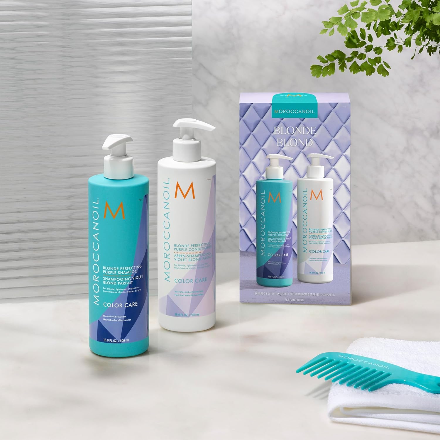 Moroccanoil Schampo och balsam set