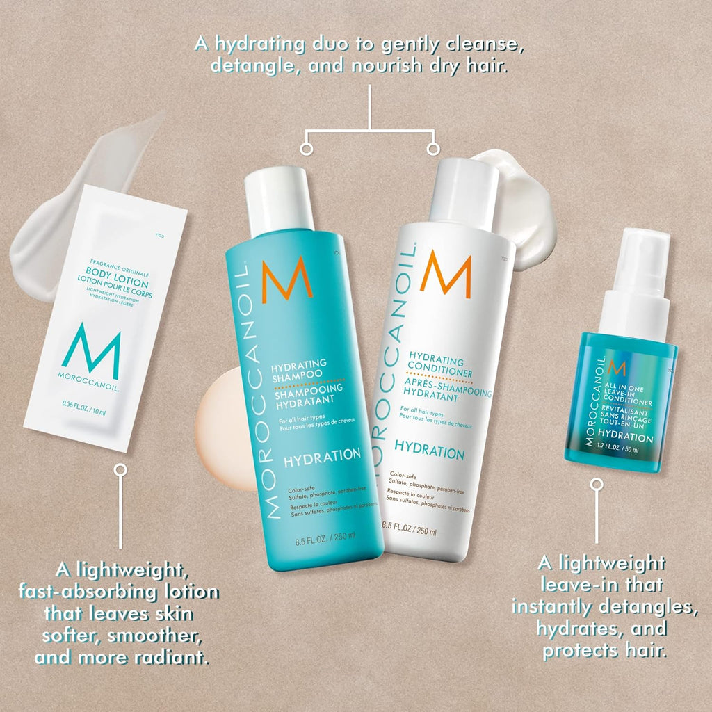 Moroccanoil hårvårdslåda - återfuktning