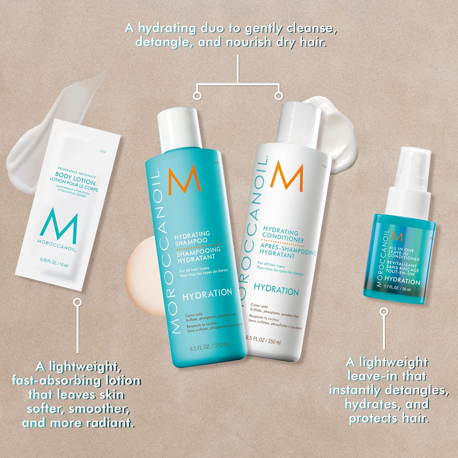Moroccanoil hårvårdslåda - återfuktning