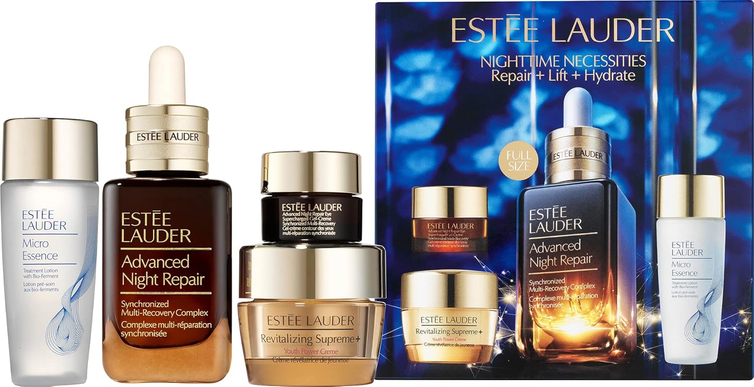 ESTEE LAUDER Repair Set Night Time Necessities Repair + Lift + Hydrate (4-tlg.)