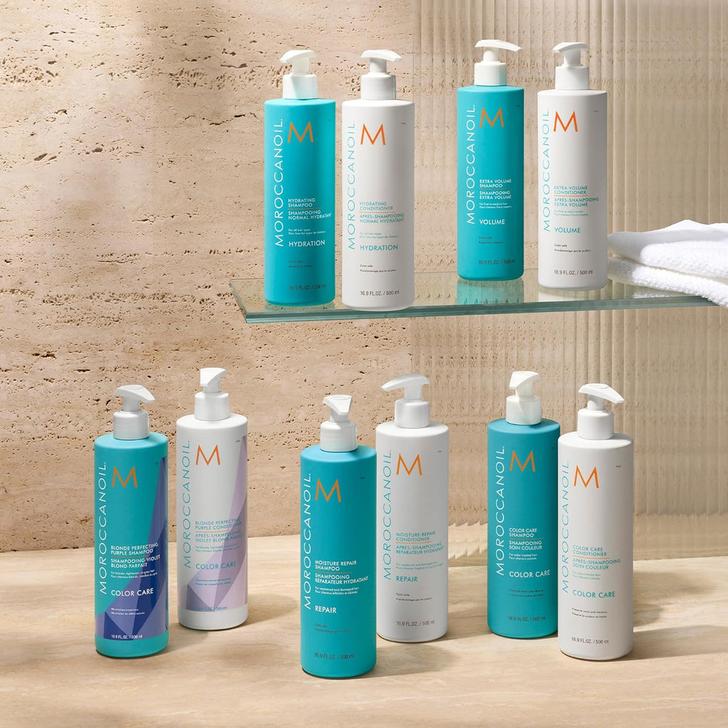 Halvlitersset av Moroccanoil Color Care Schampoo & Conditioner