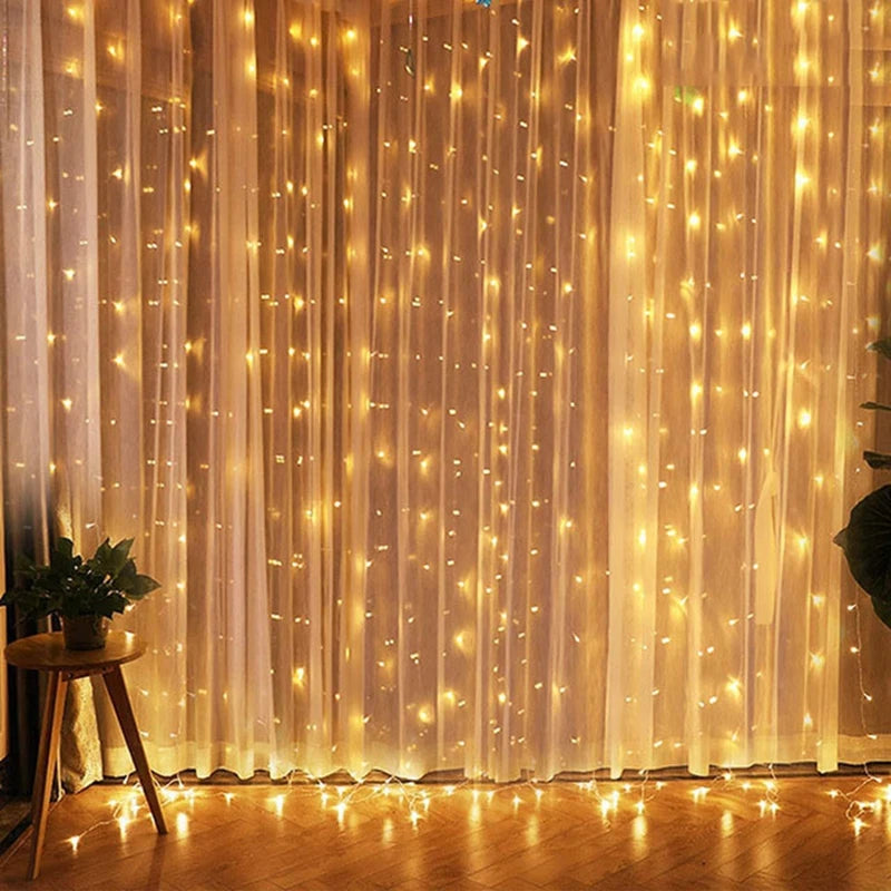 Fairy curtain lights - warm white