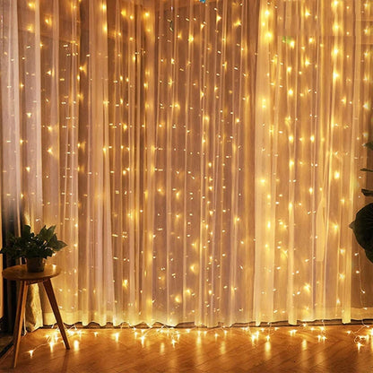 Fairy curtain lights - warm white
