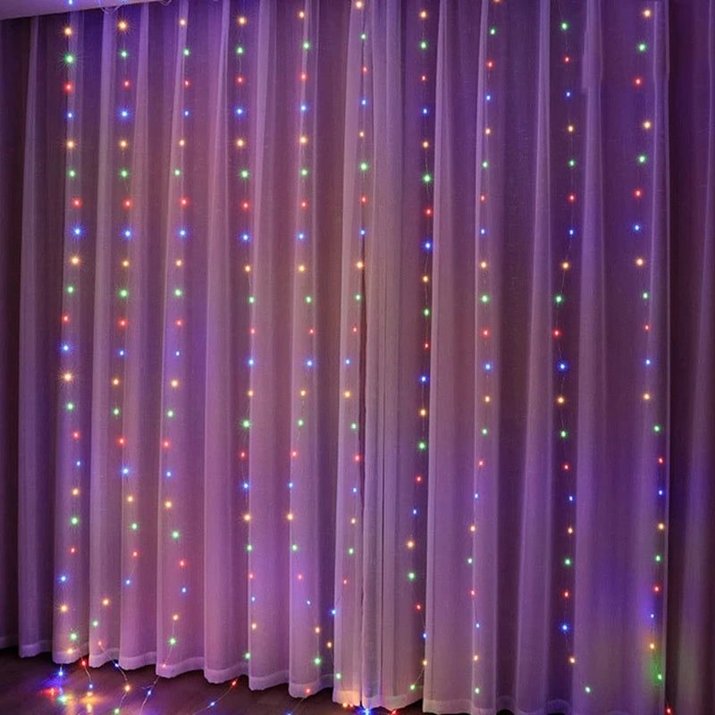 Fairy curtain lights - color