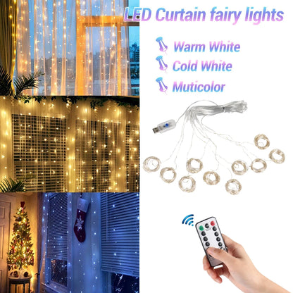 Fairy curtain lights